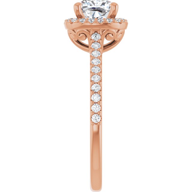 Halo-Style Engagement Ring