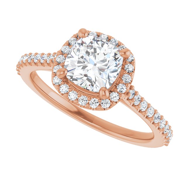 Halo-Style Engagement Ring