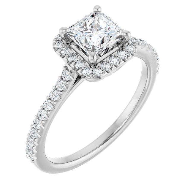 Halo-Style Engagement Ring
