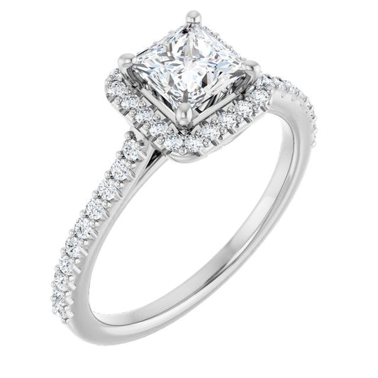Halo-Style Engagement Ring