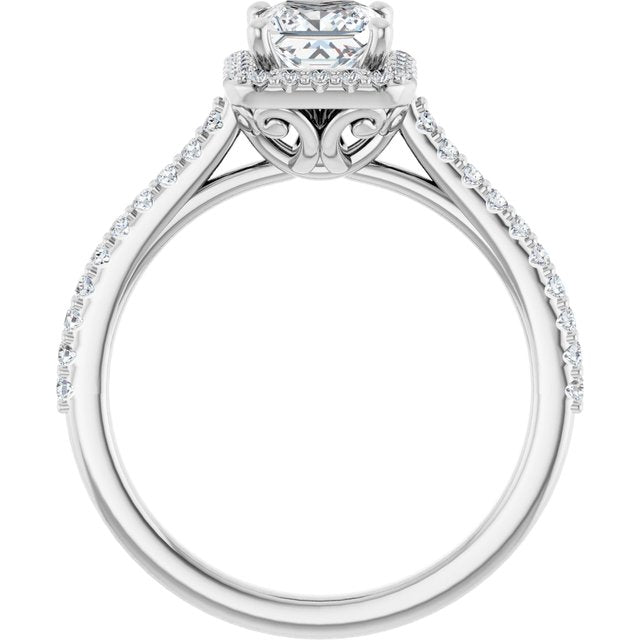 Halo-Style Engagement Ring
