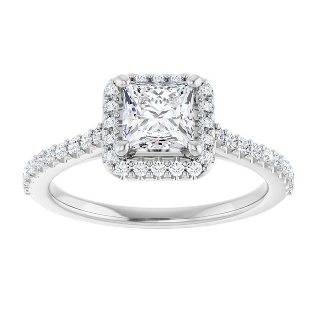 Halo-Style Engagement Ring