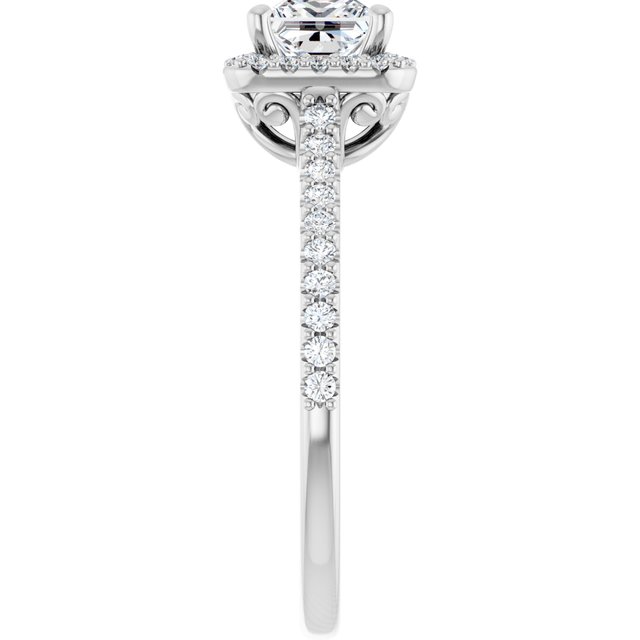 Halo-Style Engagement Ring