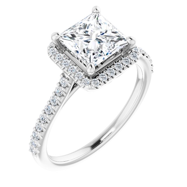Halo-Style Engagement Ring
