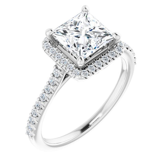 Halo-Style Engagement Ring