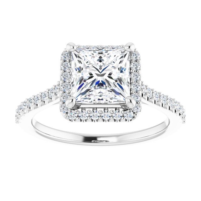 Halo-Style Engagement Ring