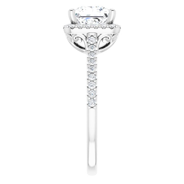 Halo-Style Engagement Ring