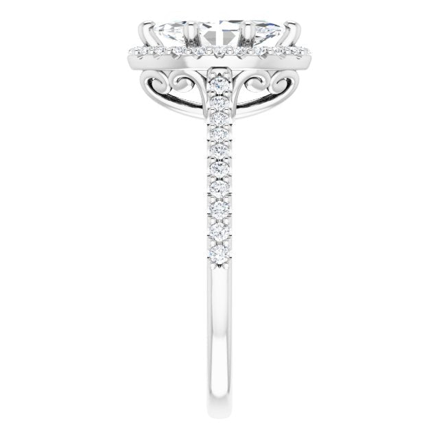 Halo-Style Engagement Ring