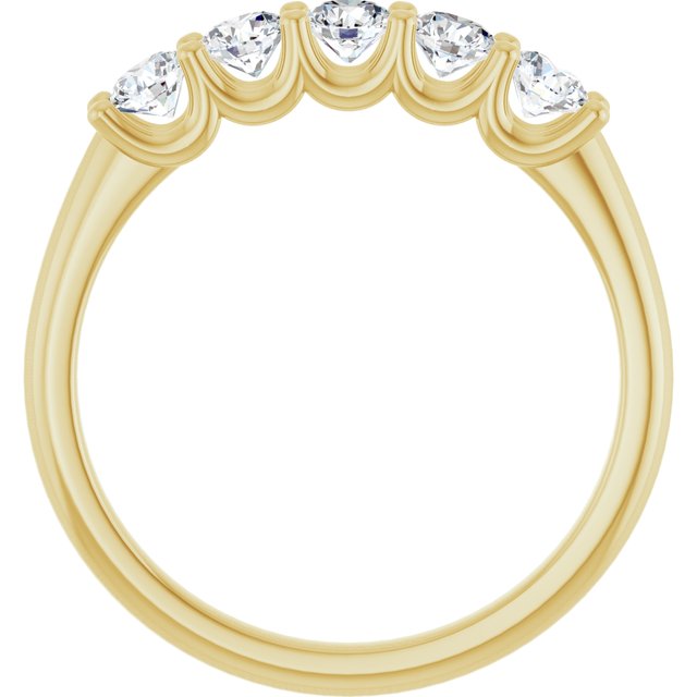 Five-Stone Anniversary Band