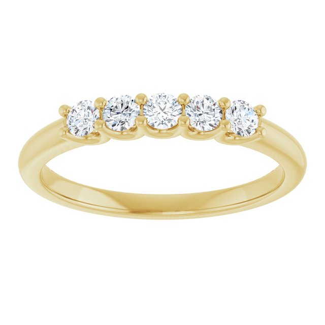 Five-Stone Anniversary Band