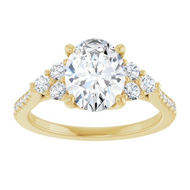 French-Set Engagement Ring