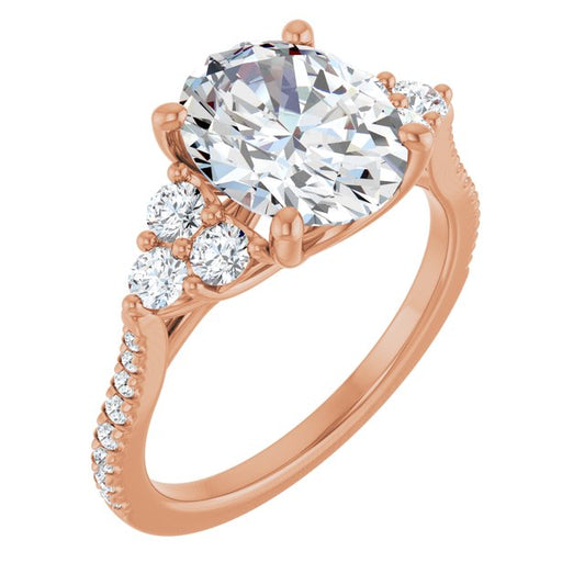 French-Set Engagement Ring