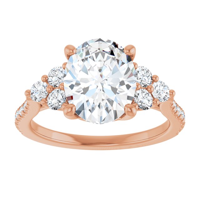 French-Set Engagement Ring