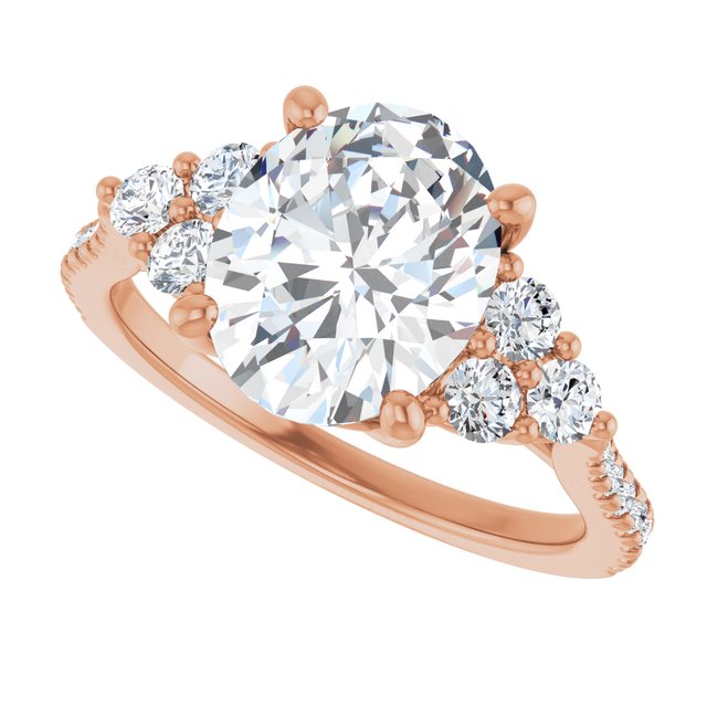 French-Set Engagement Ring