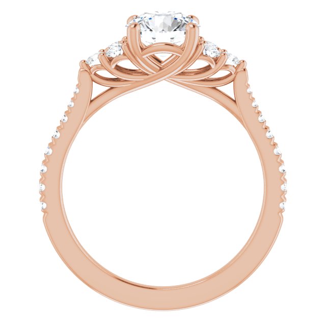 French-Set Engagement Ring