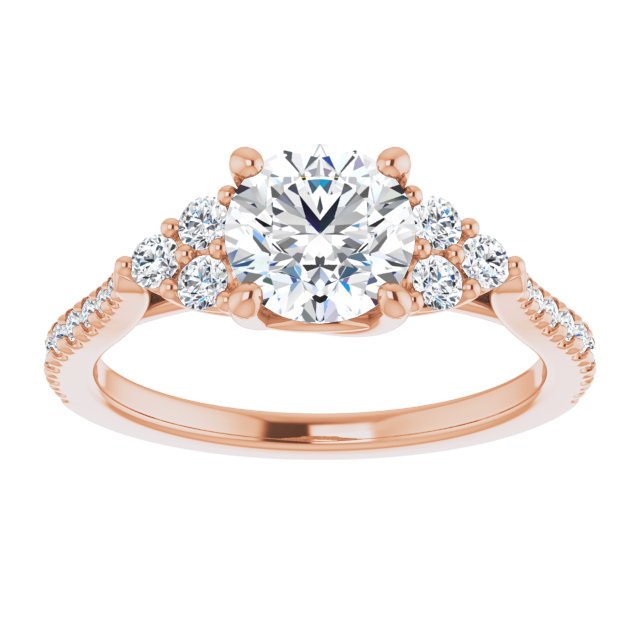 French-Set Engagement Ring