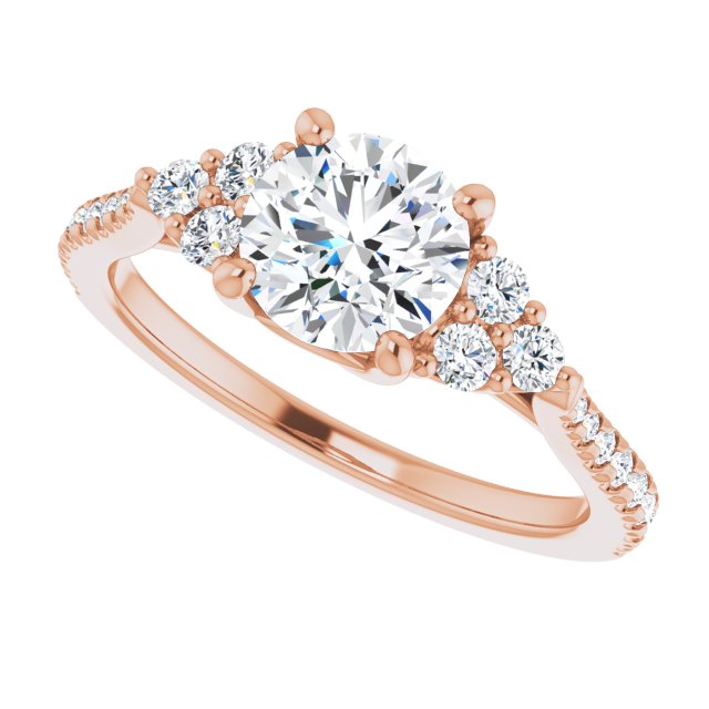 French-Set Engagement Ring