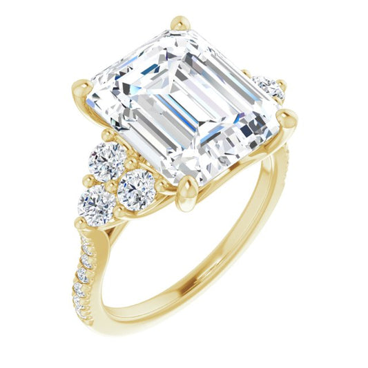 French-Set Engagement Ring