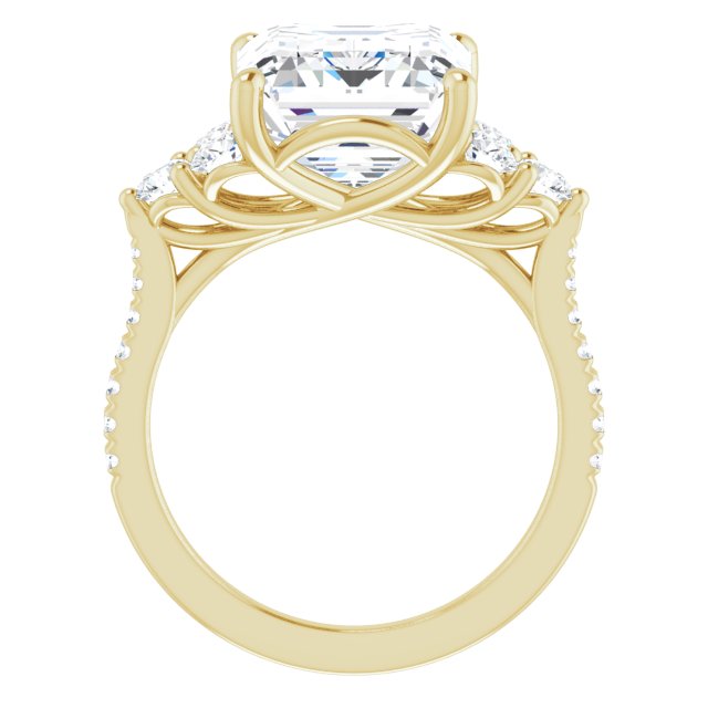 French-Set Engagement Ring