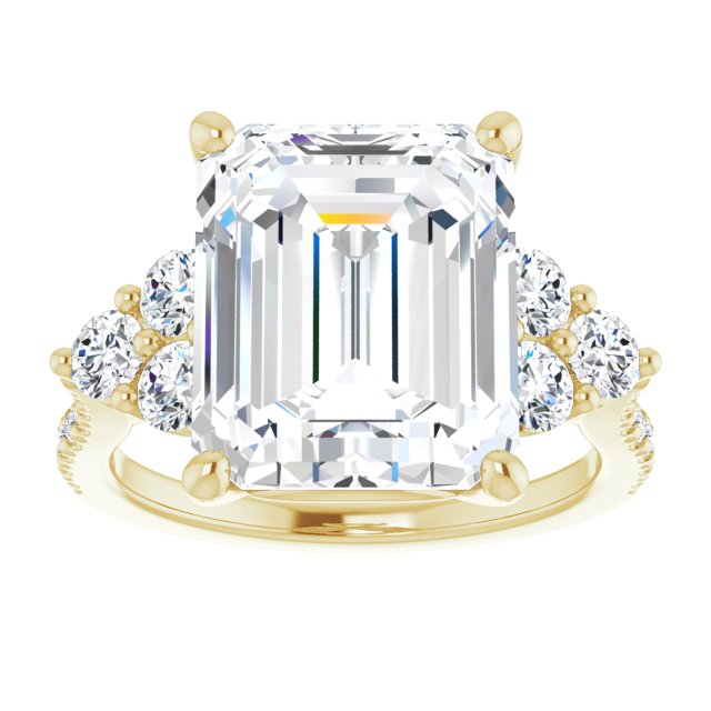 French-Set Engagement Ring