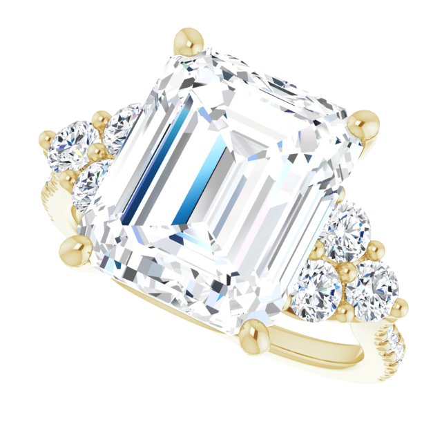 French-Set Engagement Ring