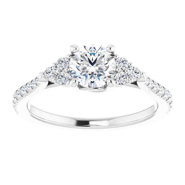 French-Set Engagement Ring