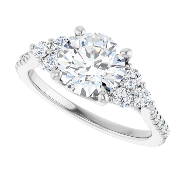 French-Set Engagement Ring