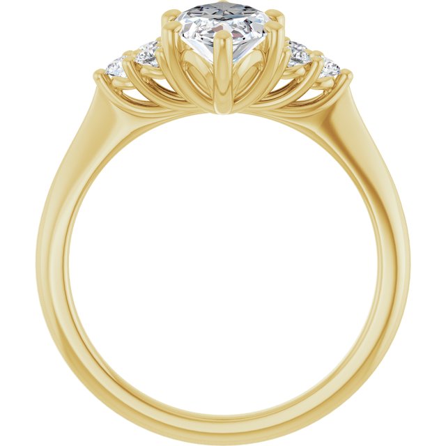 Accented Engagement Ring