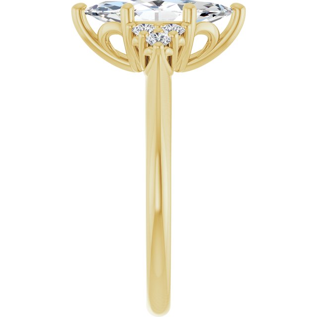 Accented Engagement Ring