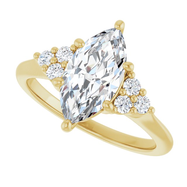 Accented Engagement Ring