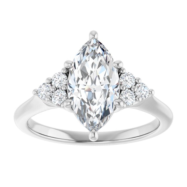 Accented Engagement Ring