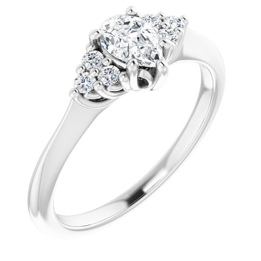Accented Engagement Ring