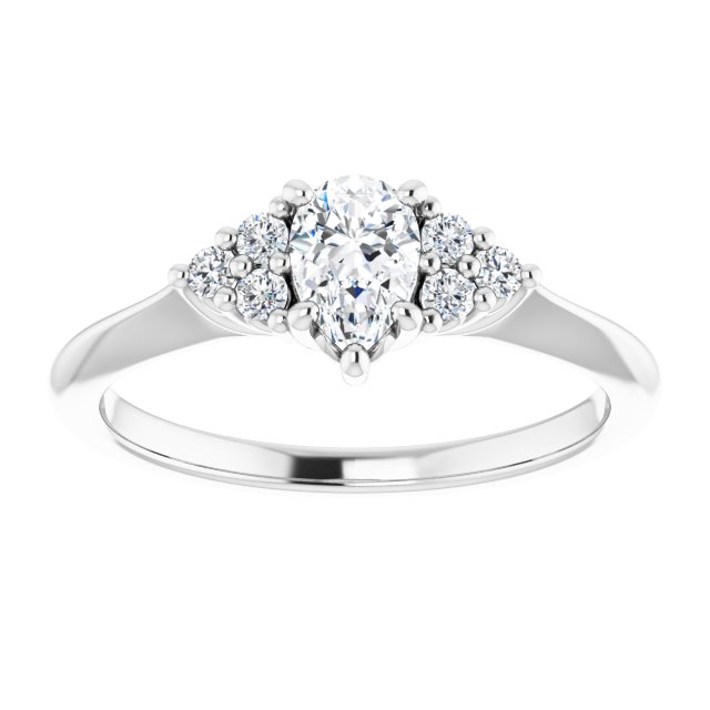Accented Engagement Ring
