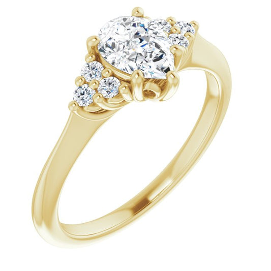Accented Engagement Ring