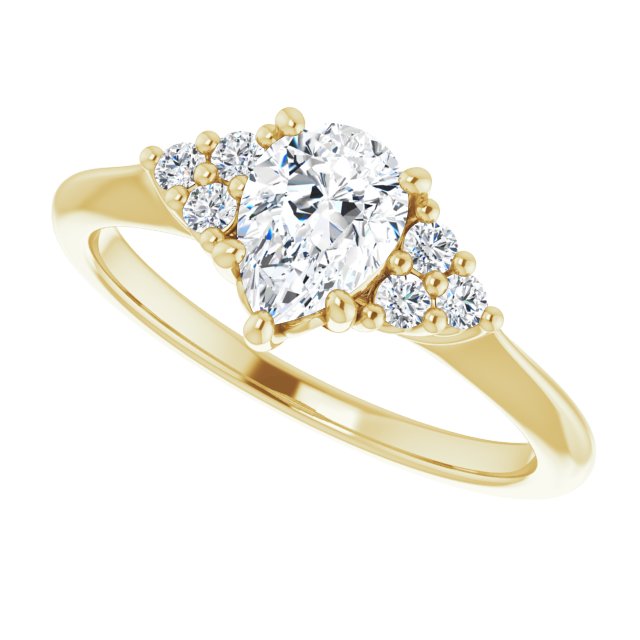 Accented Engagement Ring