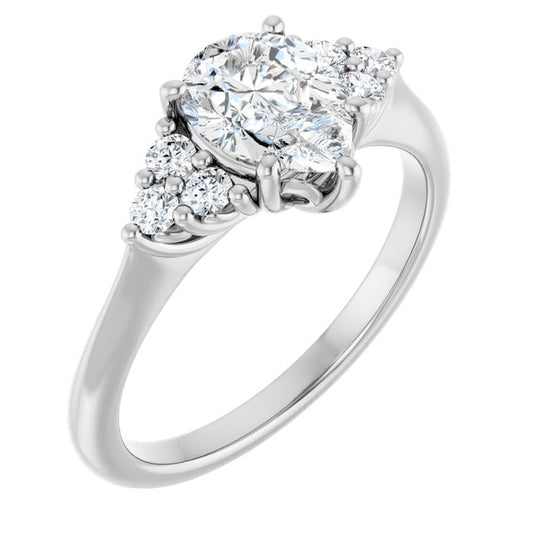 Accented Engagement Ring