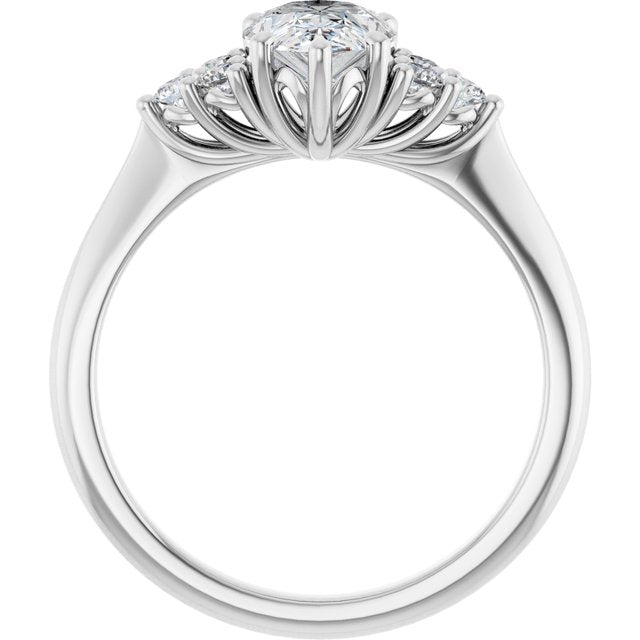 Accented Engagement Ring