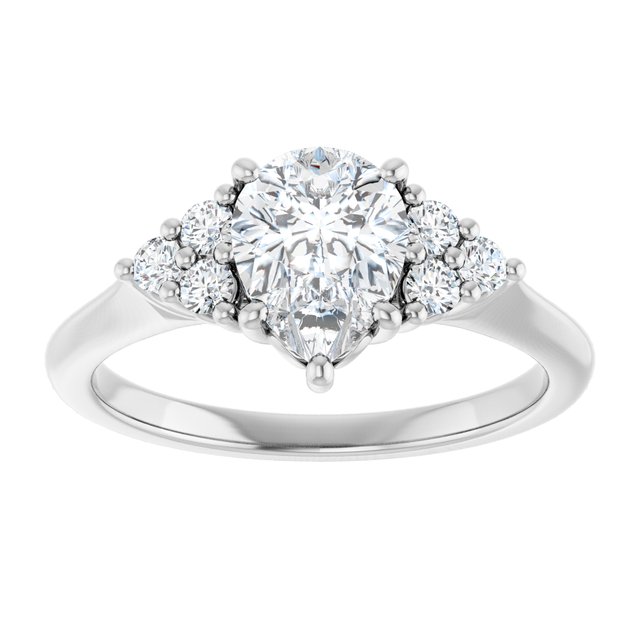Accented Engagement Ring