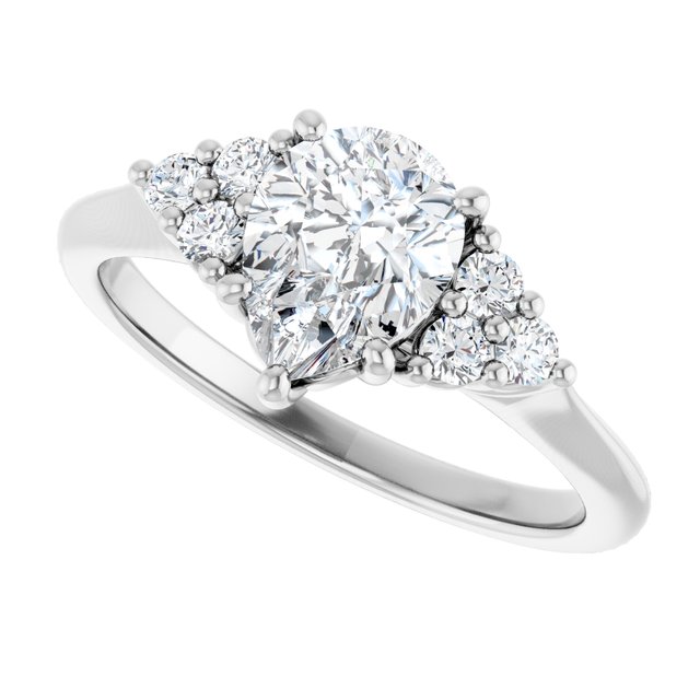 Accented Engagement Ring