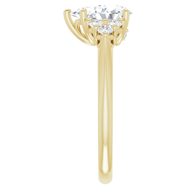 Accented Engagement Ring