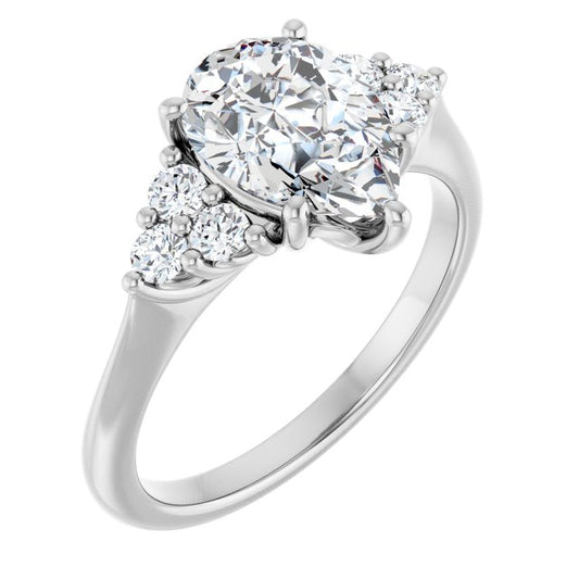 Accented Engagement Ring