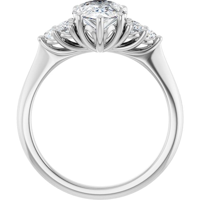 Accented Engagement Ring