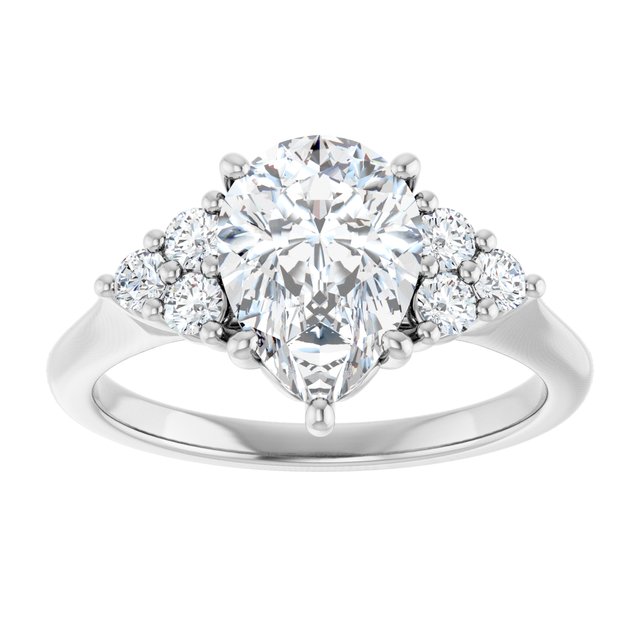 Accented Engagement Ring