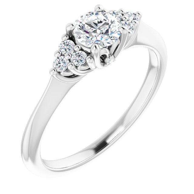 Accented Engagement Ring