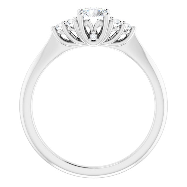 Accented Engagement Ring