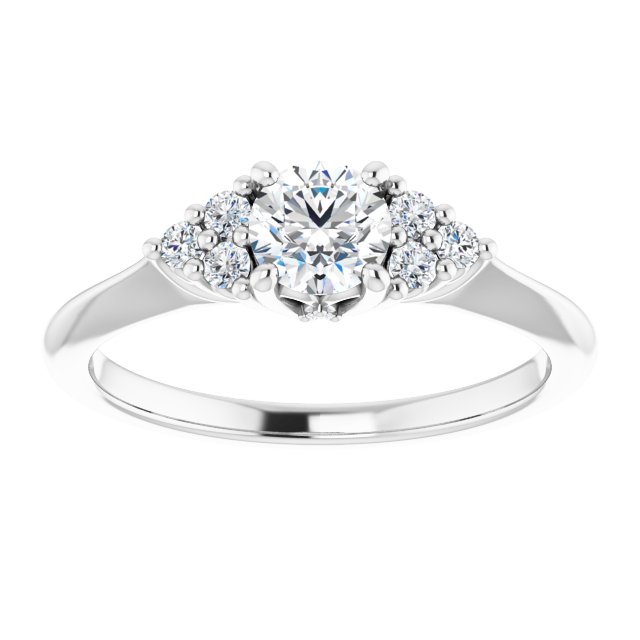 Accented Engagement Ring