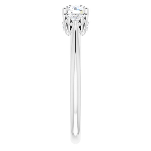 Accented Engagement Ring