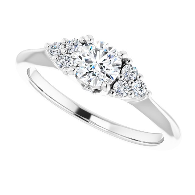 Accented Engagement Ring