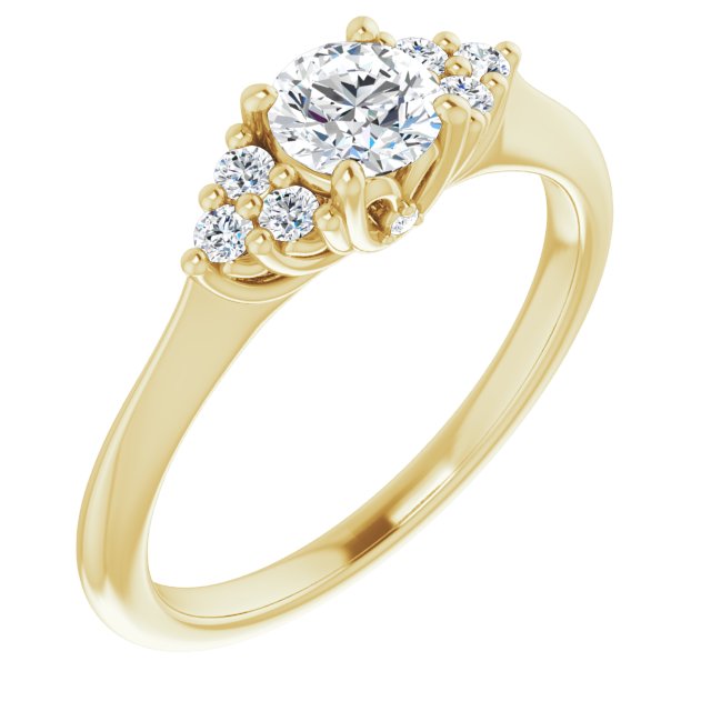 Accented Engagement Ring