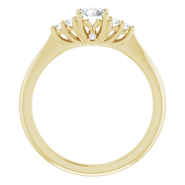 Accented Engagement Ring
